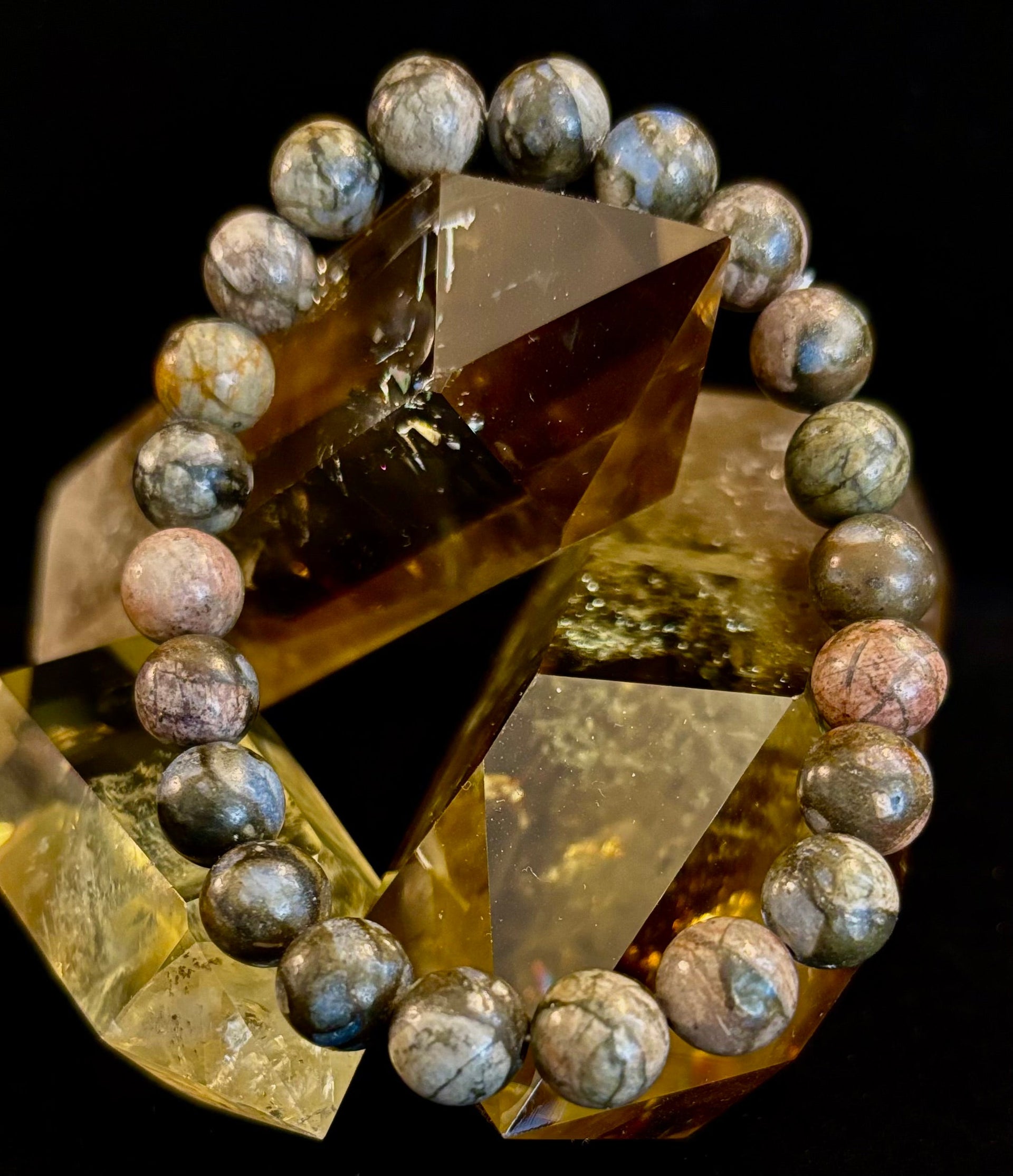 Que Sera Sera Natural Stone Bracelet | 8mm Beads for Small to Medium Wrists