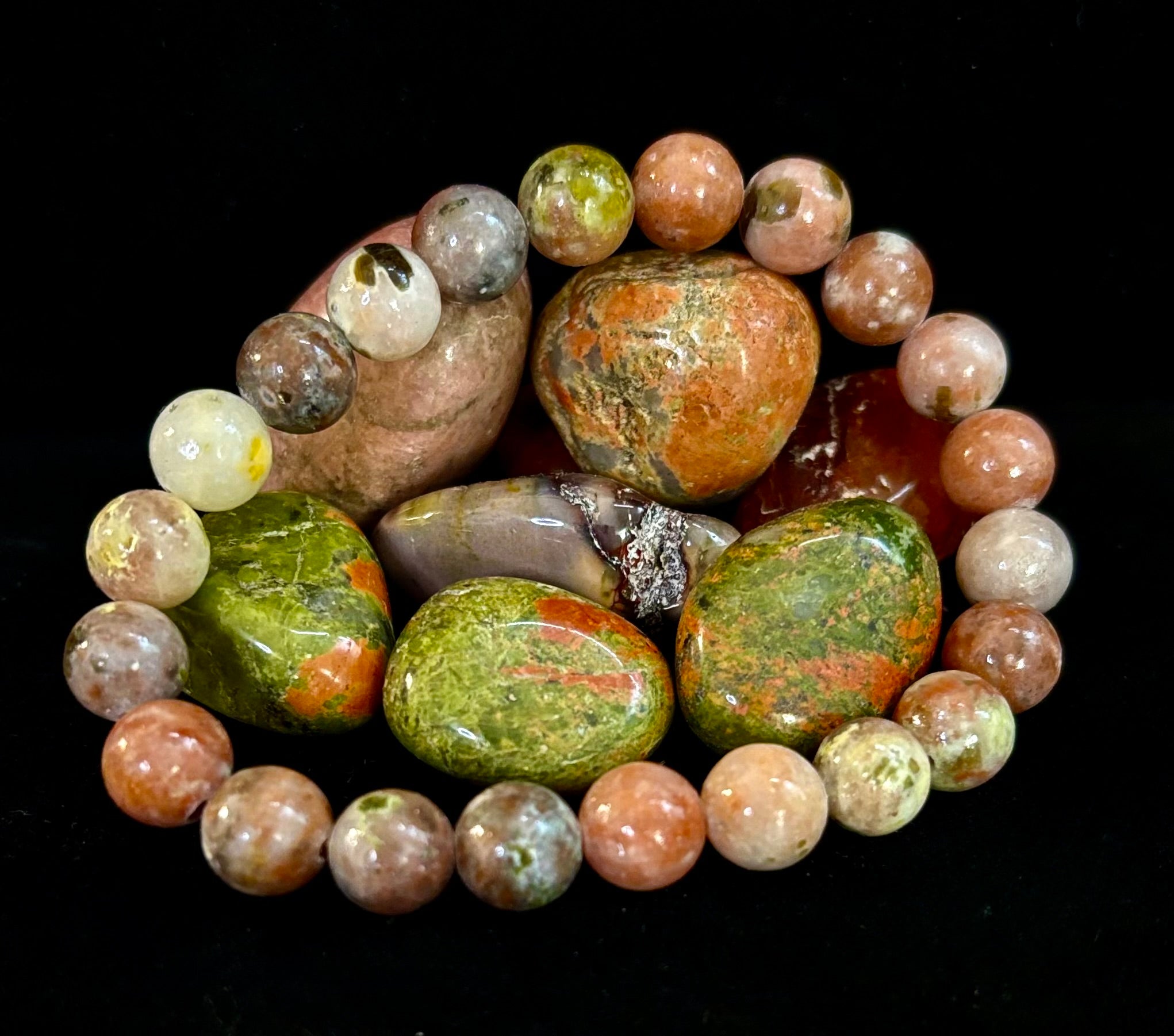 Pink Lepidolite Stress-Relief Bracelet – Heart & Crown Chakra Support