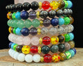 🌈 7 Chakra Bracelets for 7 Days – Complete Weekly Energy Set (Gift Box)