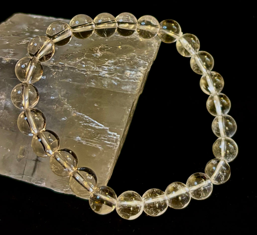 Clear Quartz Clarity Bracelet – 8mm Natural Crystal (Medium Wrists)