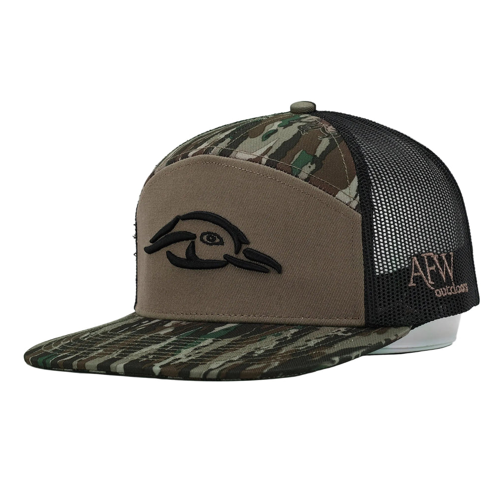 Realtree Original 7 Panel Duck Logo Hat