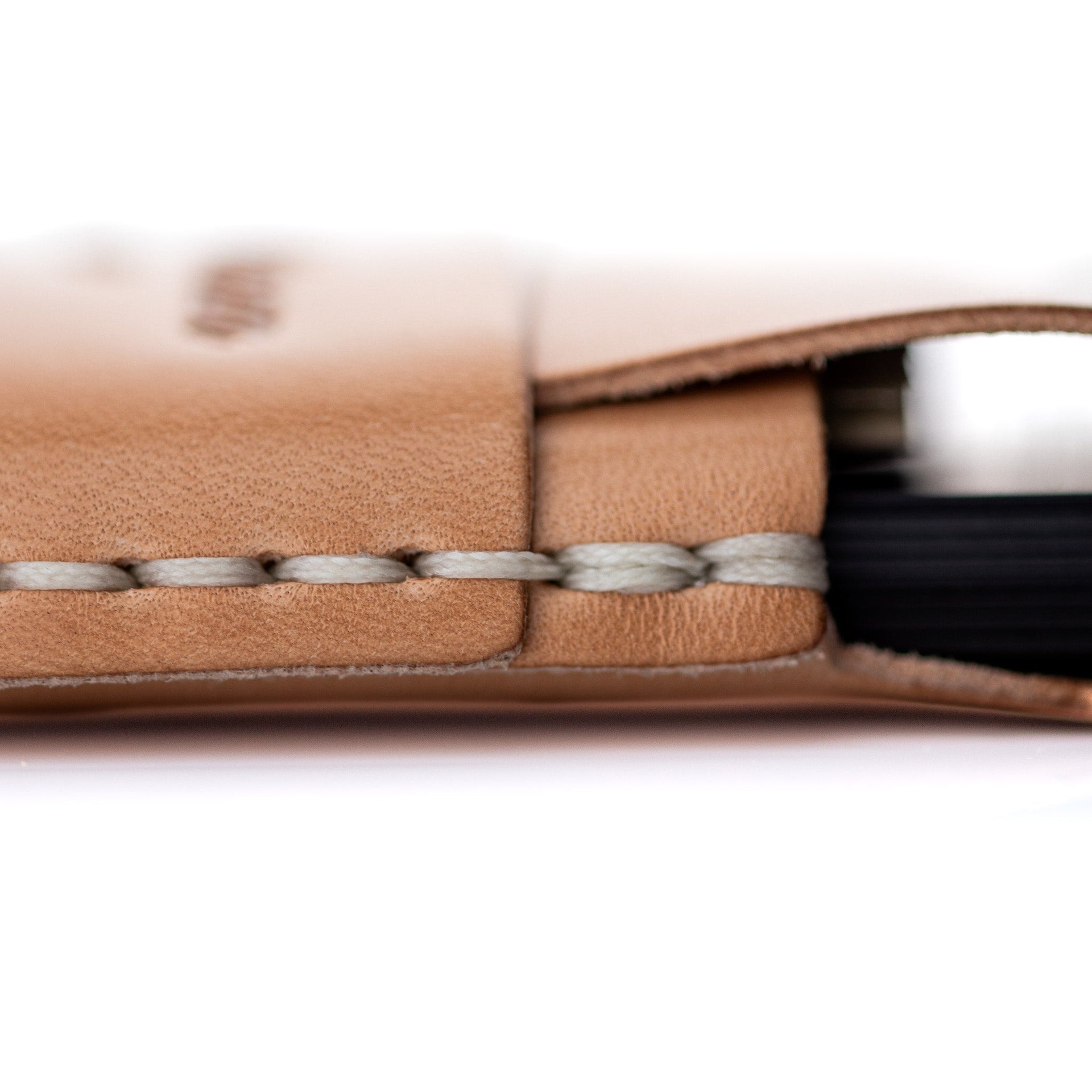 The Original Finnigan Leather Minimalist Card Holder - Russet