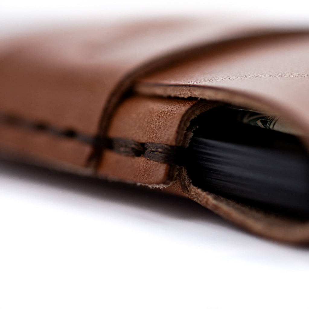 The Original Finnigan Leather Card Wallet - Brown