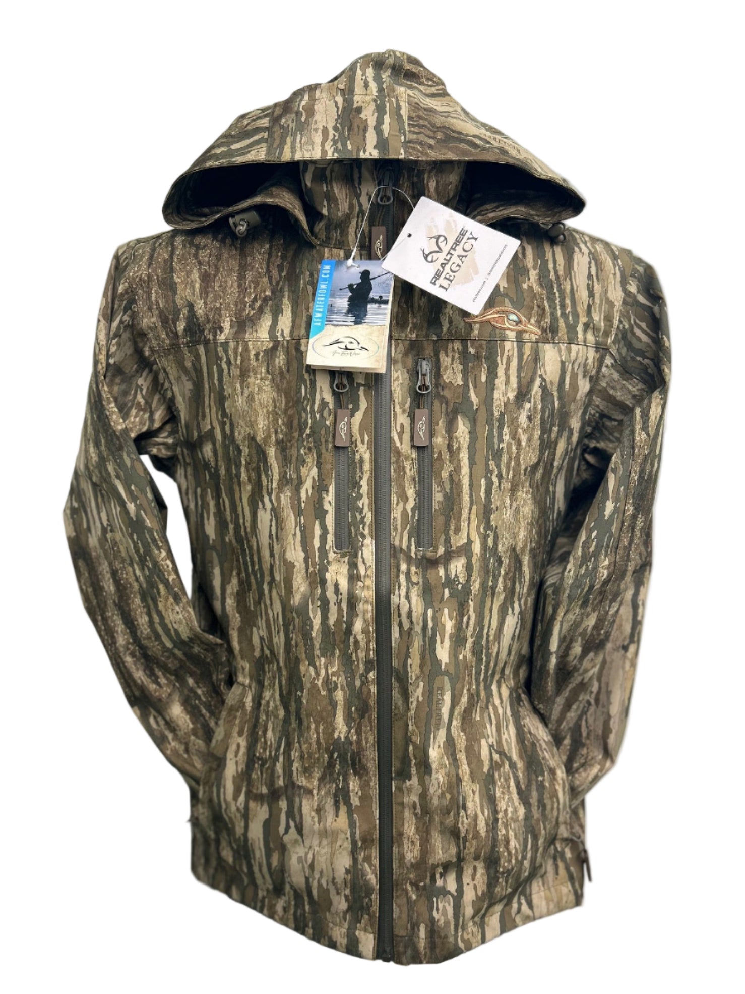 Men's Lightweight Waterproof Rain Jacket with Dual Chest Pockets