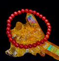 Red Onyx Bracelet – Grounding & Strength Natural Stone Beads