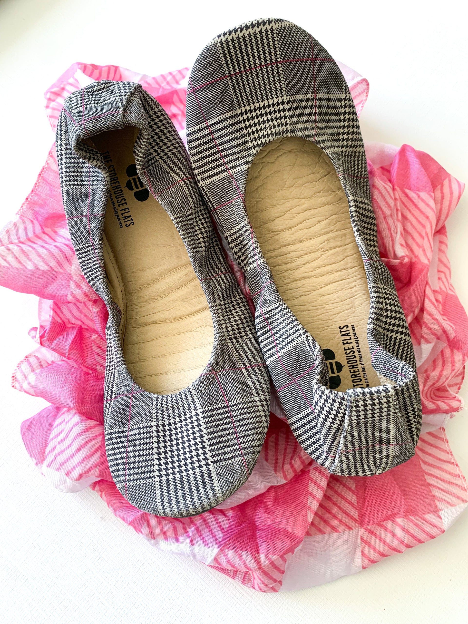 Truly Plaid Women's Comfortable Slip On Ballet Flats - Image 6