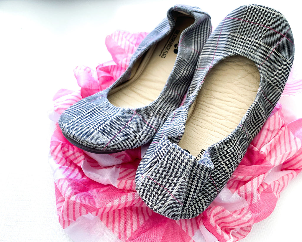 Truly Plaid Women's Comfortable Slip On Ballet Flats - Image 7