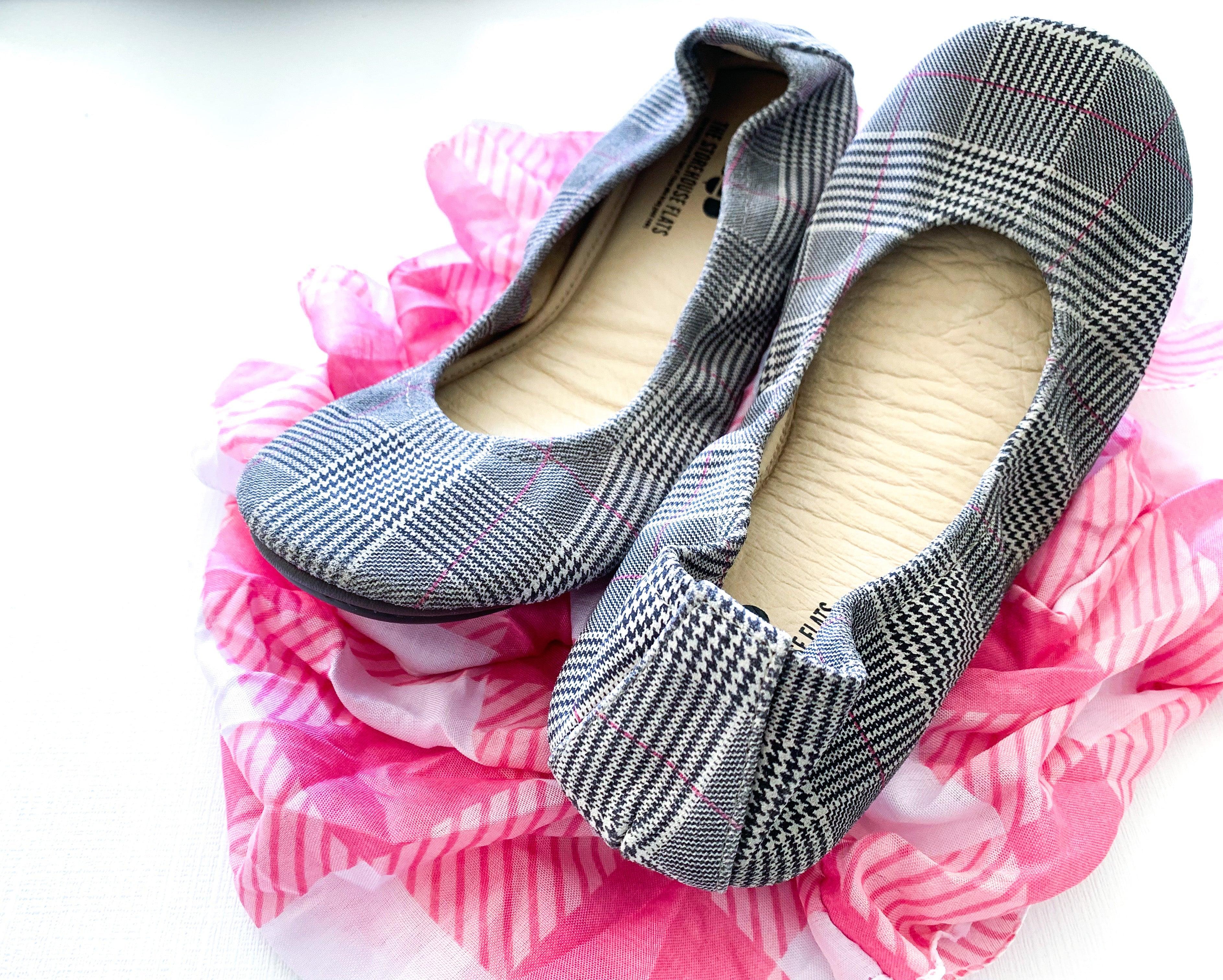 Truly Plaid Women's Comfortable Slip On Ballet Flats - Image 7