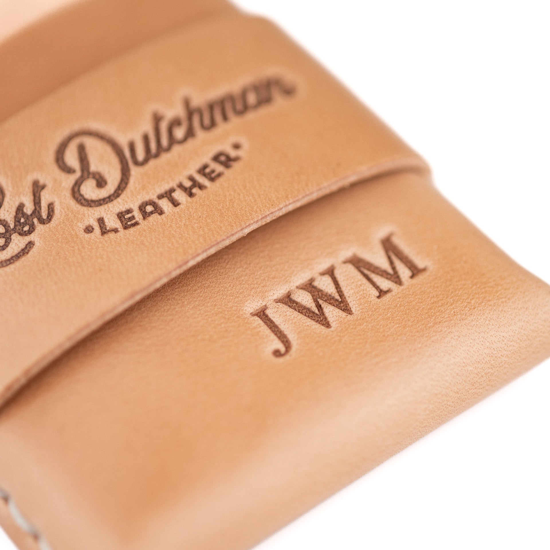 The Original Finnigan Leather Minimalist Card Holder - Russet