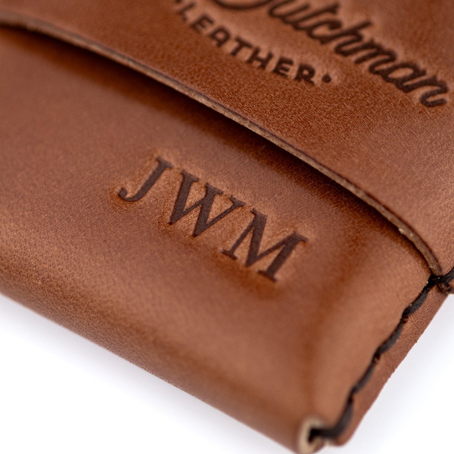 The Big Finn Brown Full-Grain Leather Minimalist Card Holder
