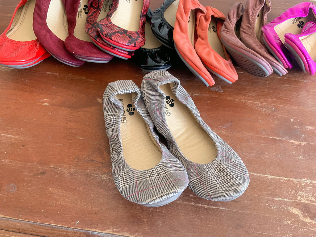 Truly Plaid Women's Comfortable Slip On Ballet Flats - Image 8