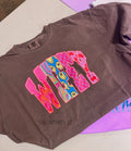 Wifey Graphic Tee | Trendy Wife Shirt | Colorful Wifey Tee | Retro Smiley Face Shirt | Cute Wife Gift | Comfort Colors Tee