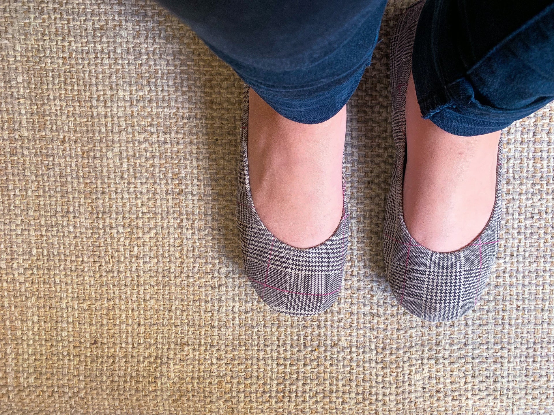 Truly Plaid Women's Comfortable Slip On Ballet Flats - Image 9
