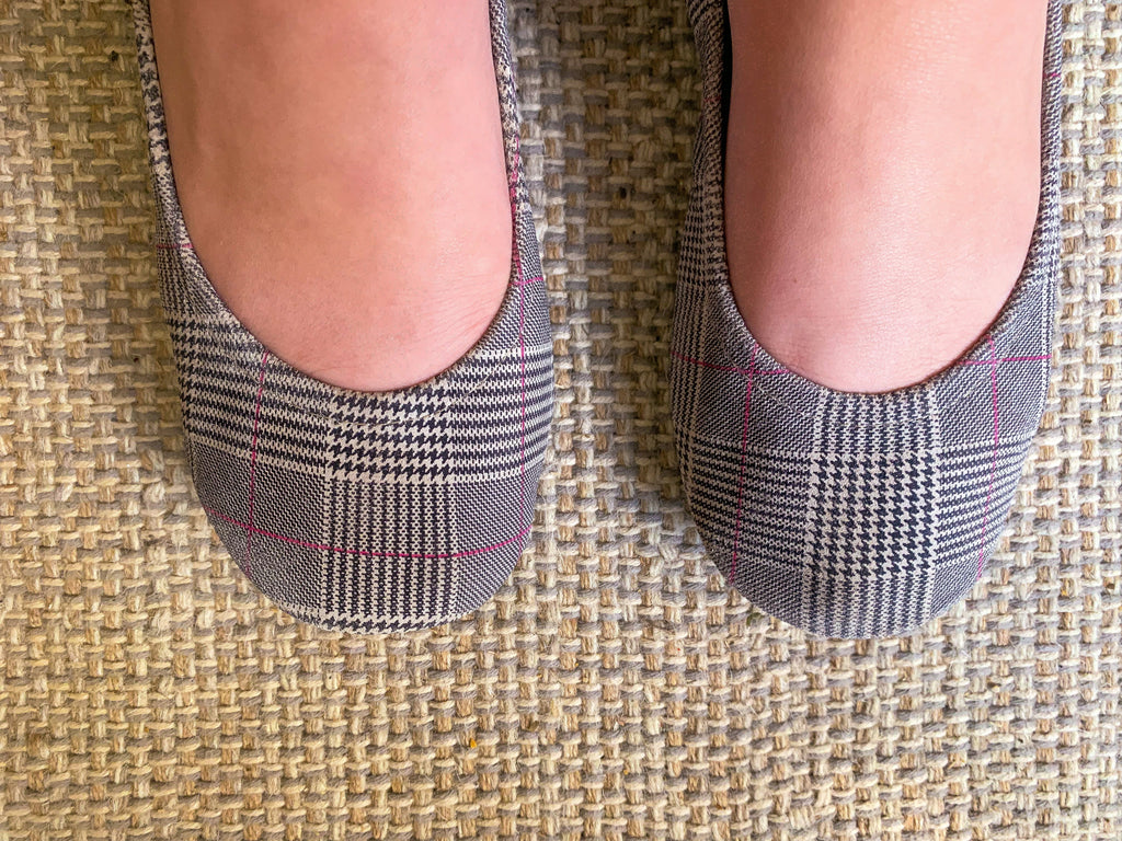 Truly Plaid Women's Comfortable Slip On Ballet Flats - Image 10