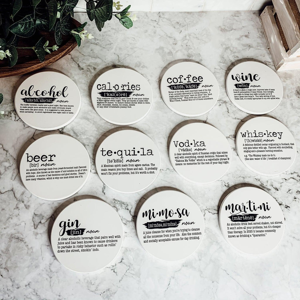 Drink Definition Coasters
