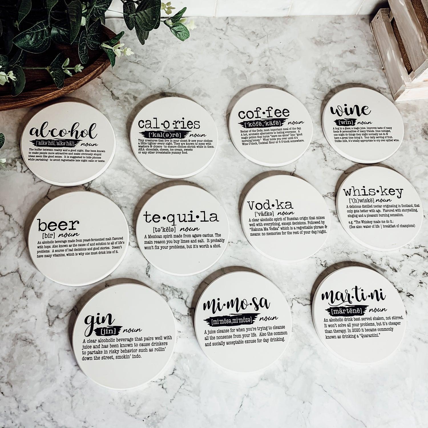 Drink Definition Coasters