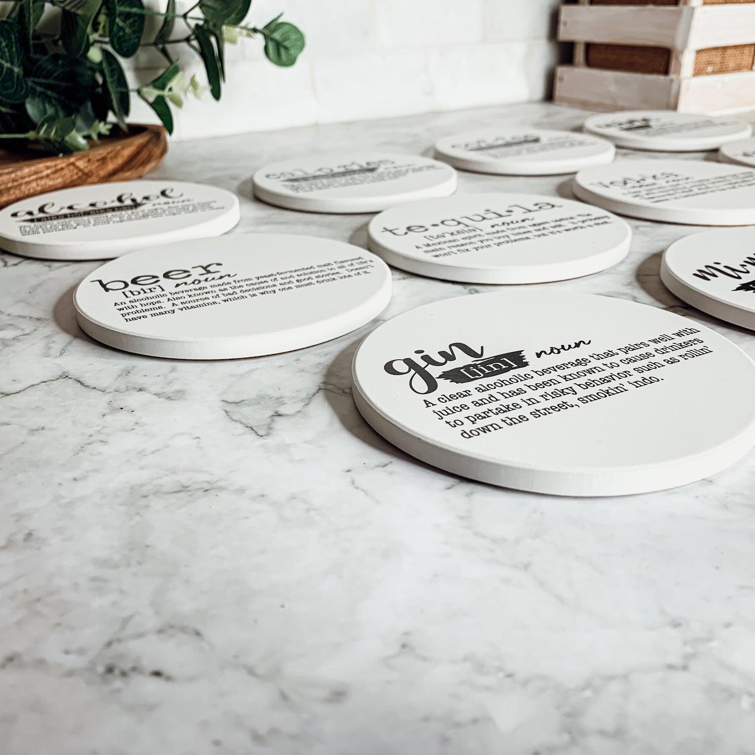 Drink Definition Coasters
