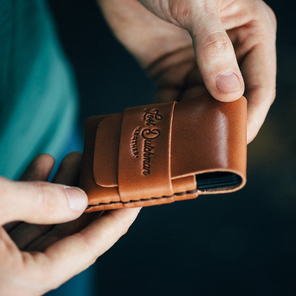 The Original Finnigan Leather Card Wallet - Brown