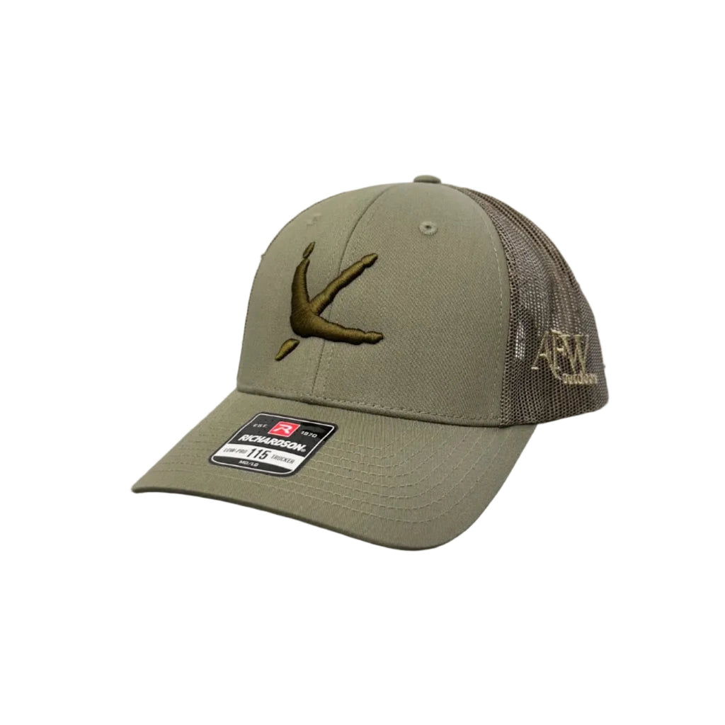 Loden Turkey Tracks 6-Panel Hat | Cotton Twill