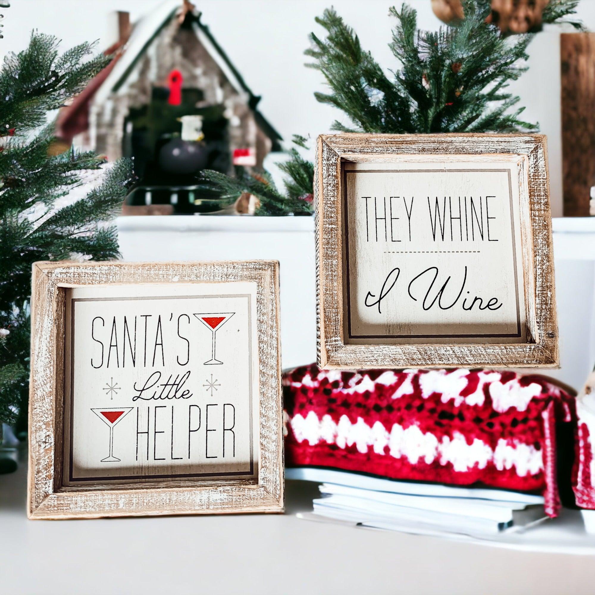 Santa's Helper Sign