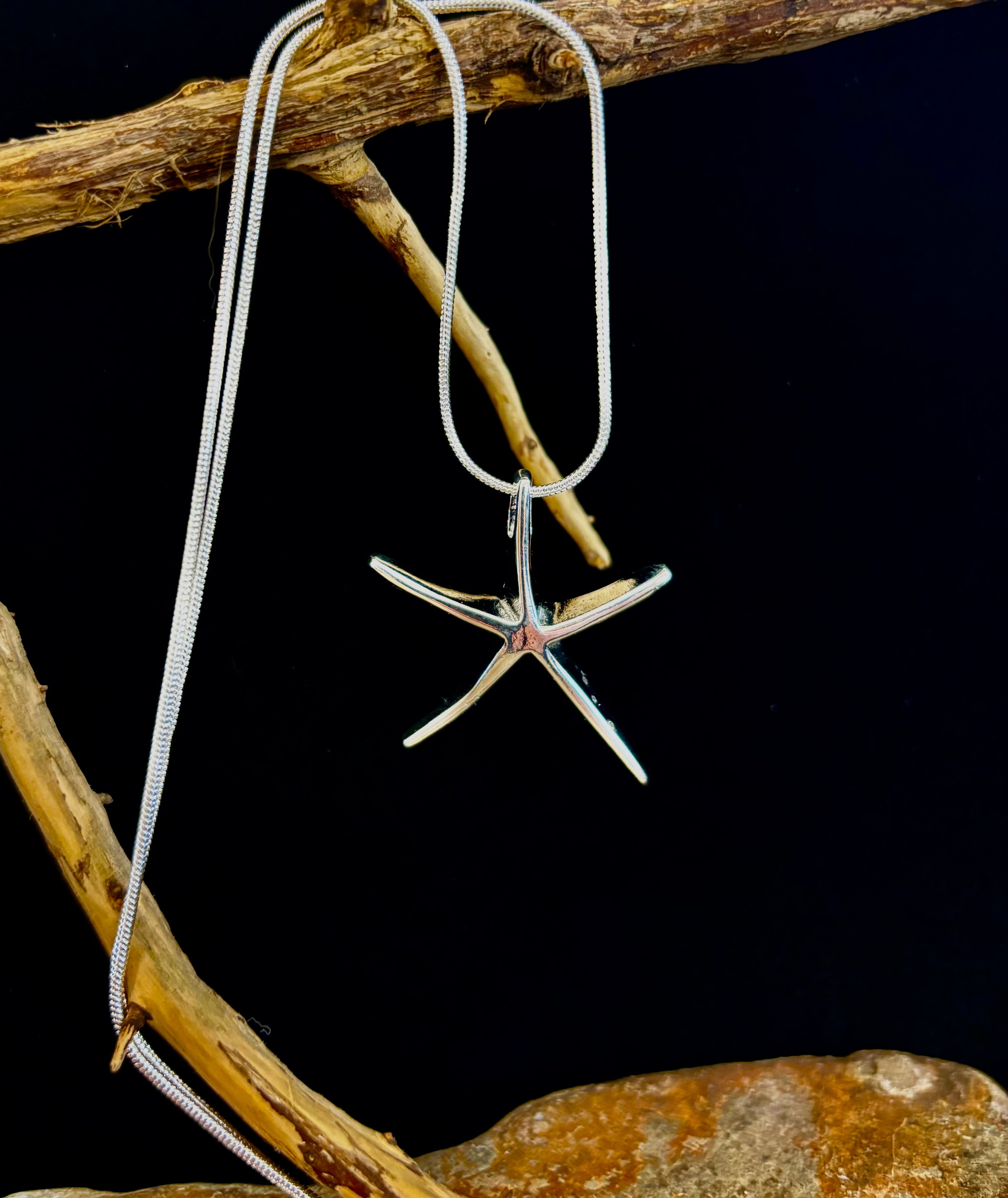 Starfish Necklace – Coastal Charm Necklace