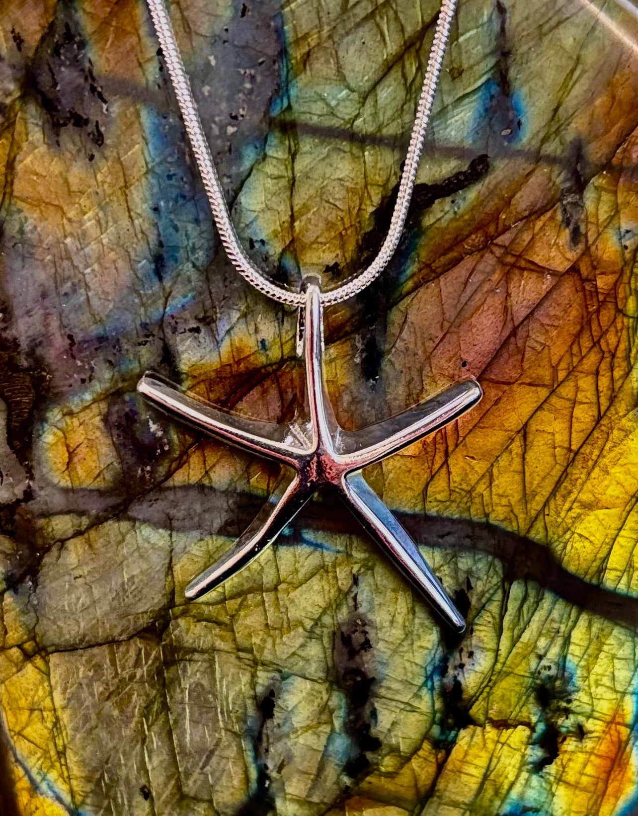 Starfish Necklace – Coastal Charm Necklace