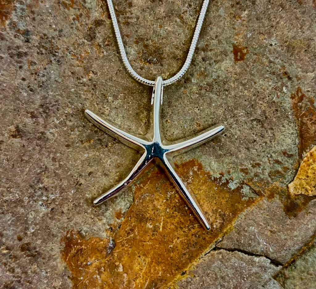 Starfish Necklace – Coastal Charm Necklace