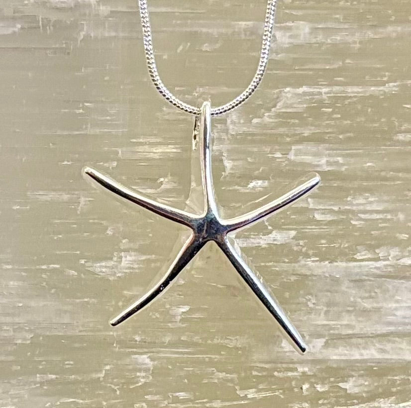 Starfish Necklace – Coastal Charm Necklace