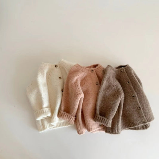 Premium Organic Cotton Cardigan |Cozy Kids Sweater