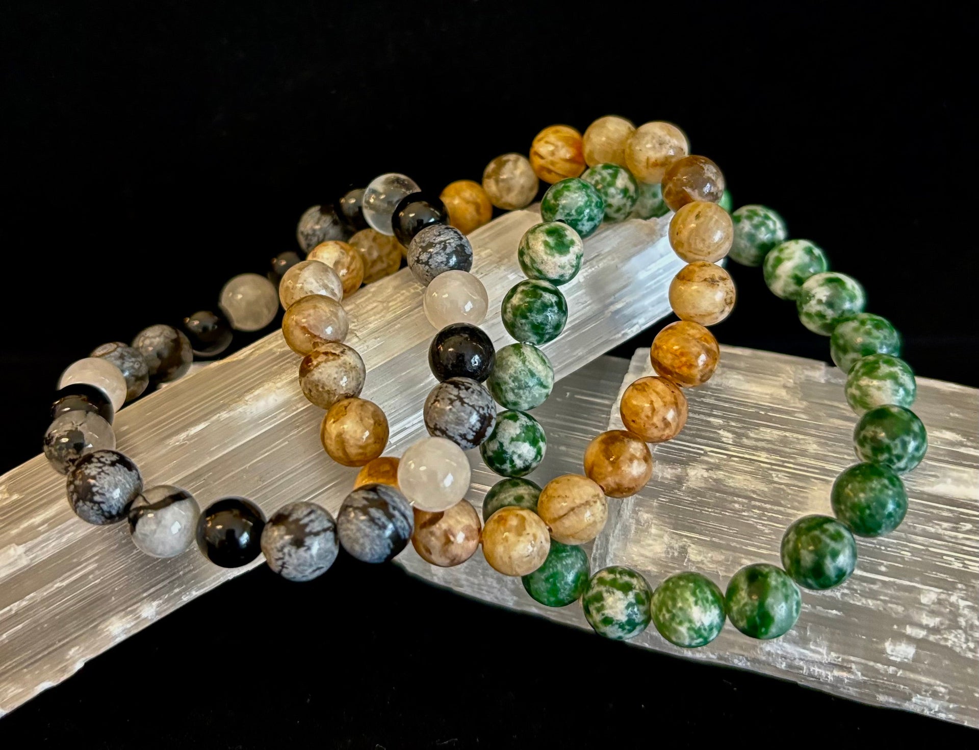 YOLO Limited Series Stacking Bracelet Set of 3 Vibrant Beaded