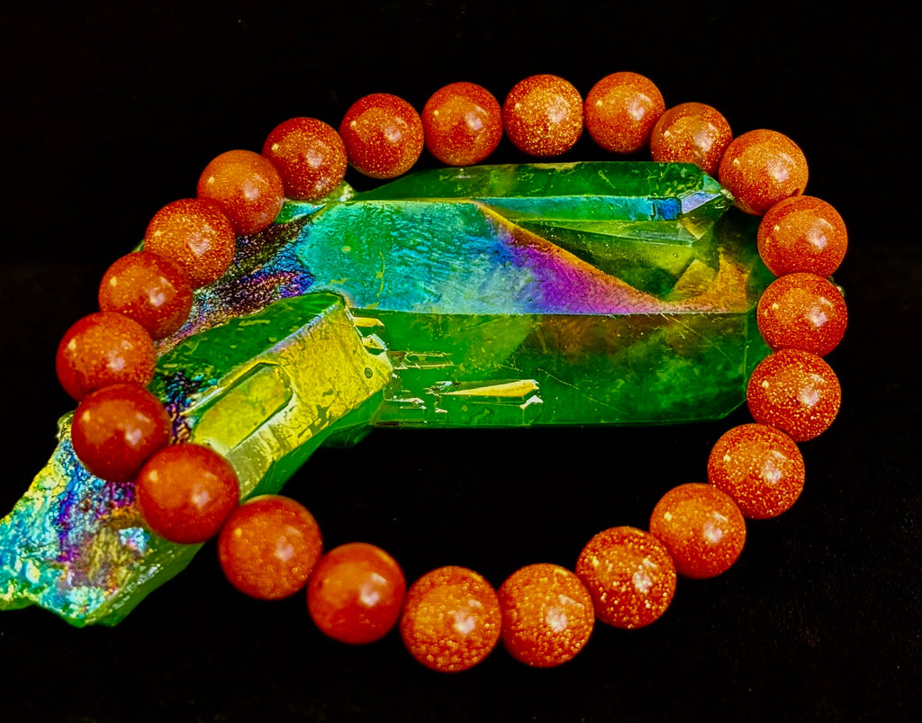 Goldstone Beaded Bracelet – Confidence, Ambition & Positive Energy
