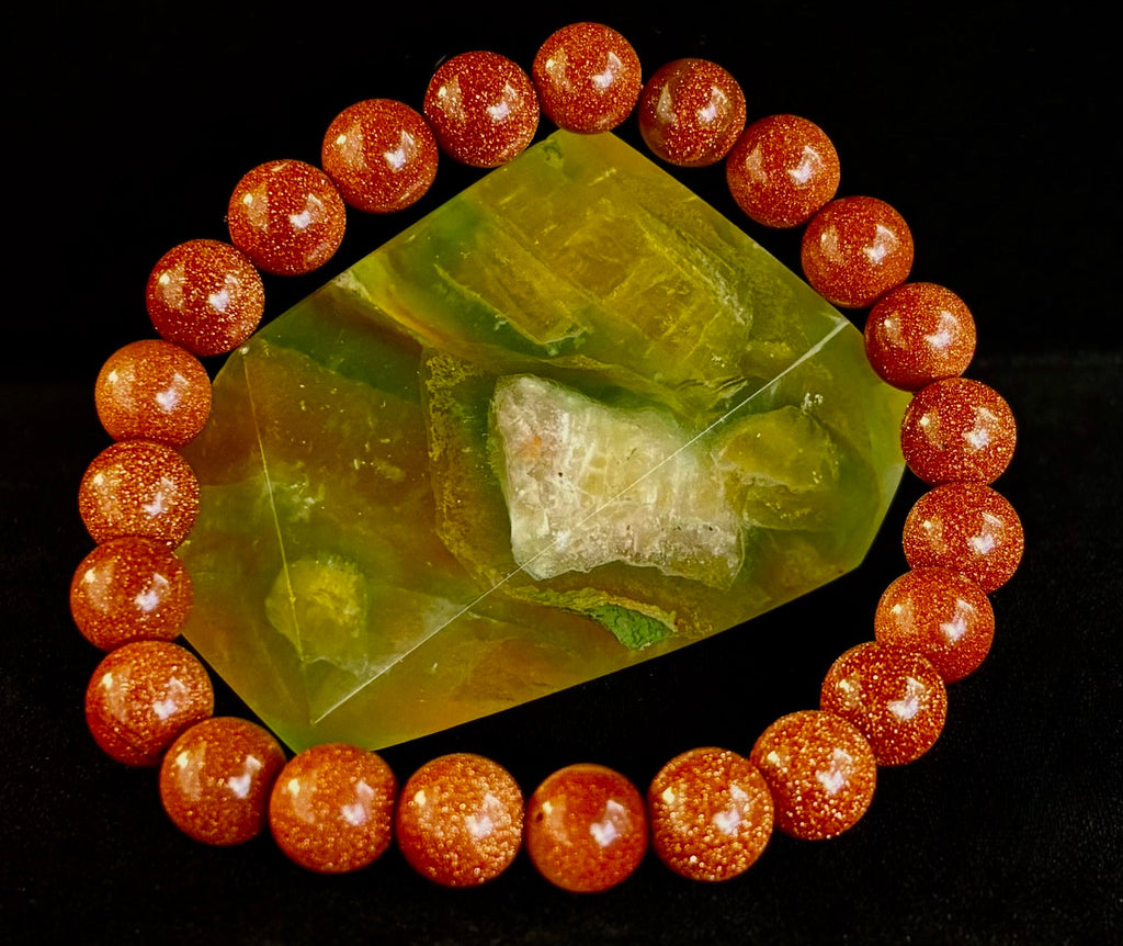 Goldstone Beaded Bracelet – Confidence, Ambition & Positive Energy