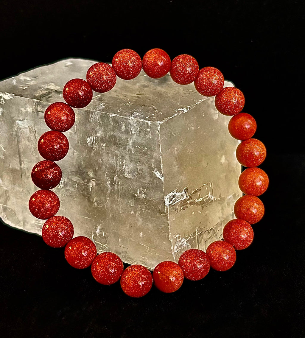 Goldstone Beaded Bracelet – Confidence, Ambition & Positive Energy