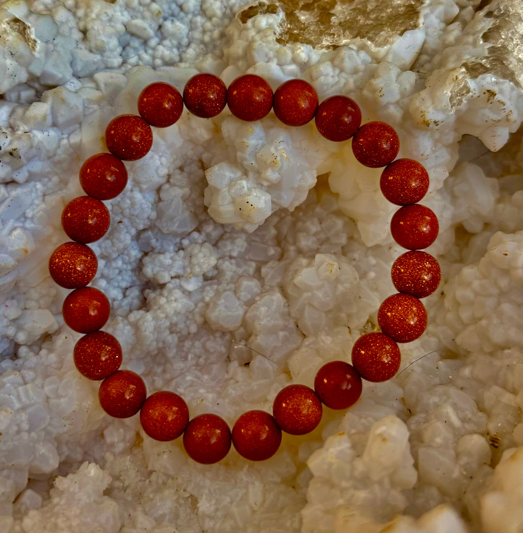Goldstone Beaded Bracelet – Confidence, Ambition & Positive Energy