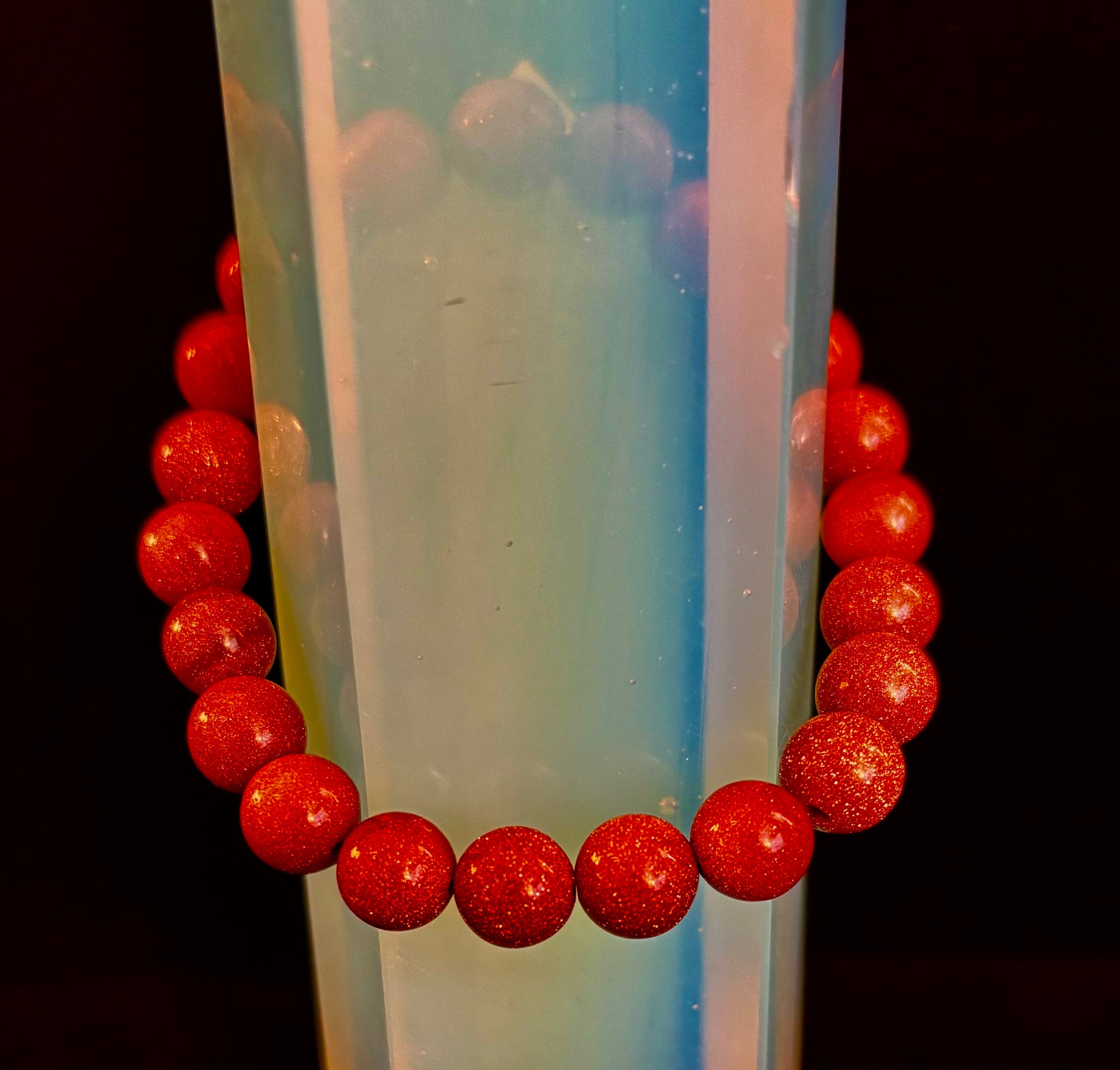 Goldstone Beaded Bracelet – Confidence, Ambition & Positive Energy