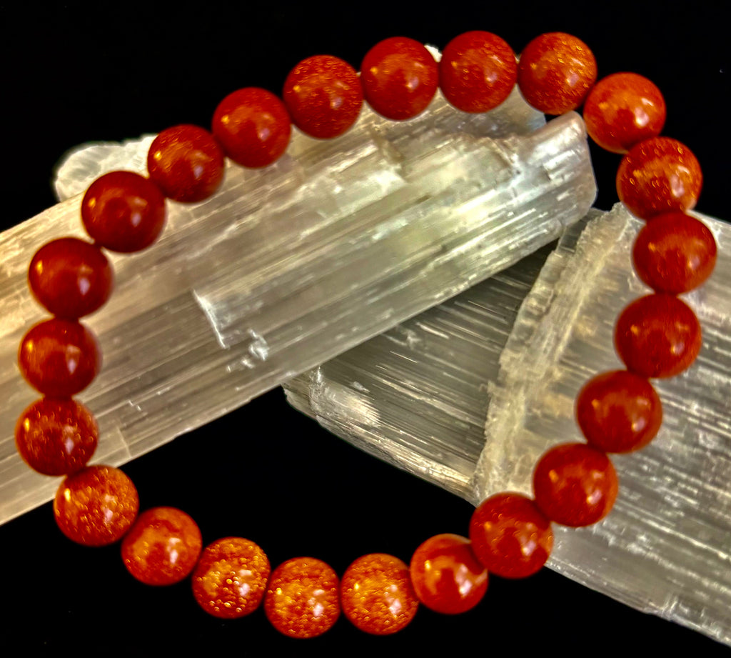 Goldstone Beaded Bracelet – Confidence, Ambition & Positive Energy
