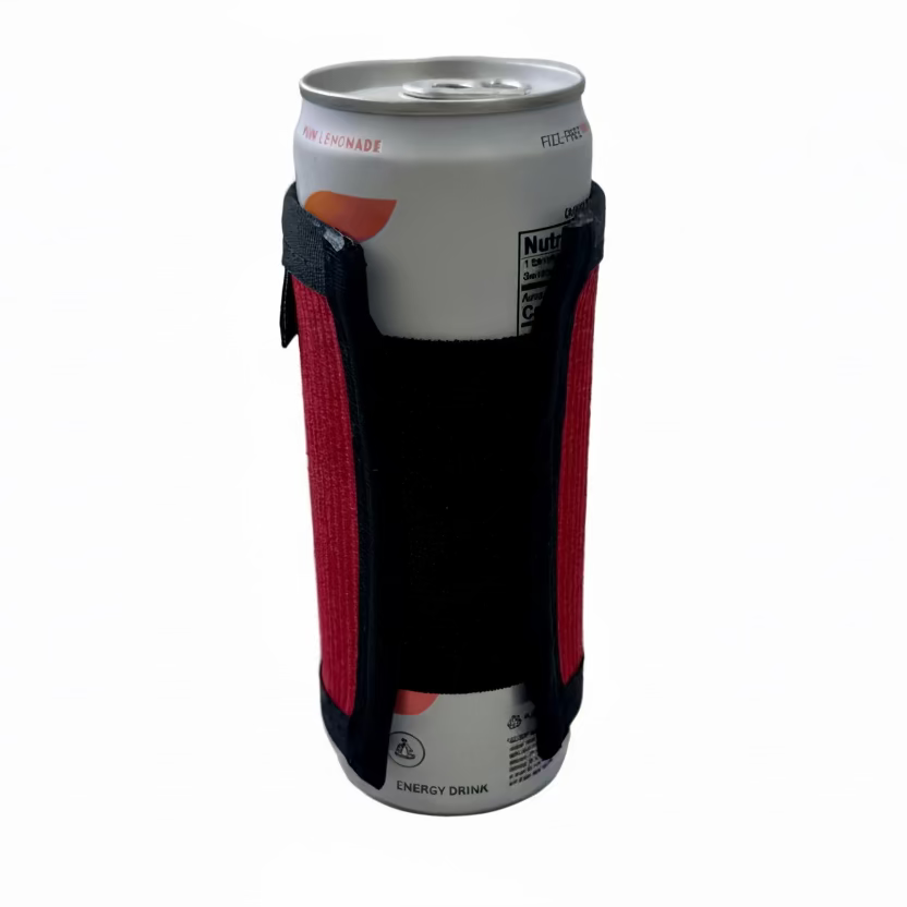 Industrial Recycled Firehose Drink Sleeve for Skinny Cans