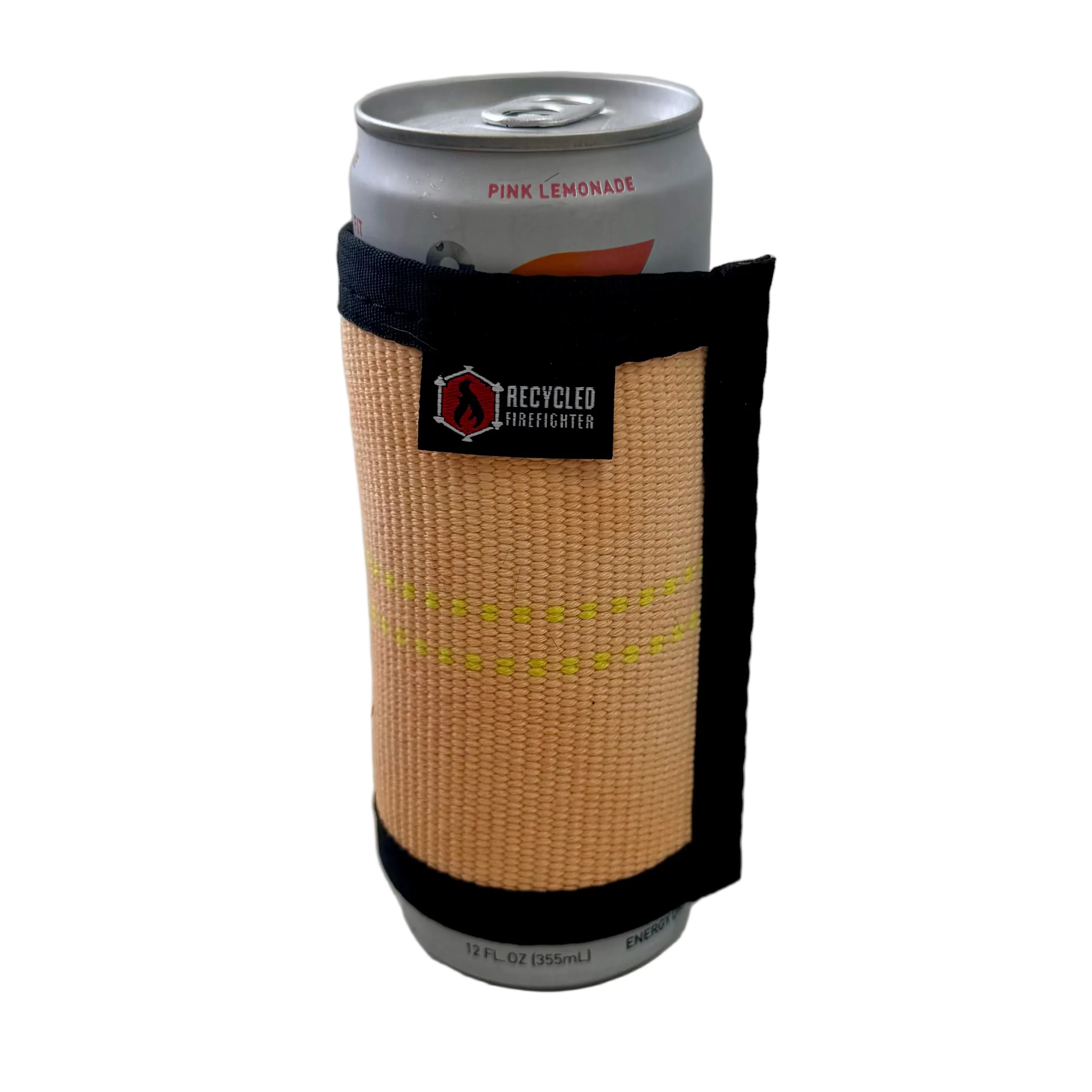 Industrial Recycled Firehose Drink Sleeve for Skinny Cans