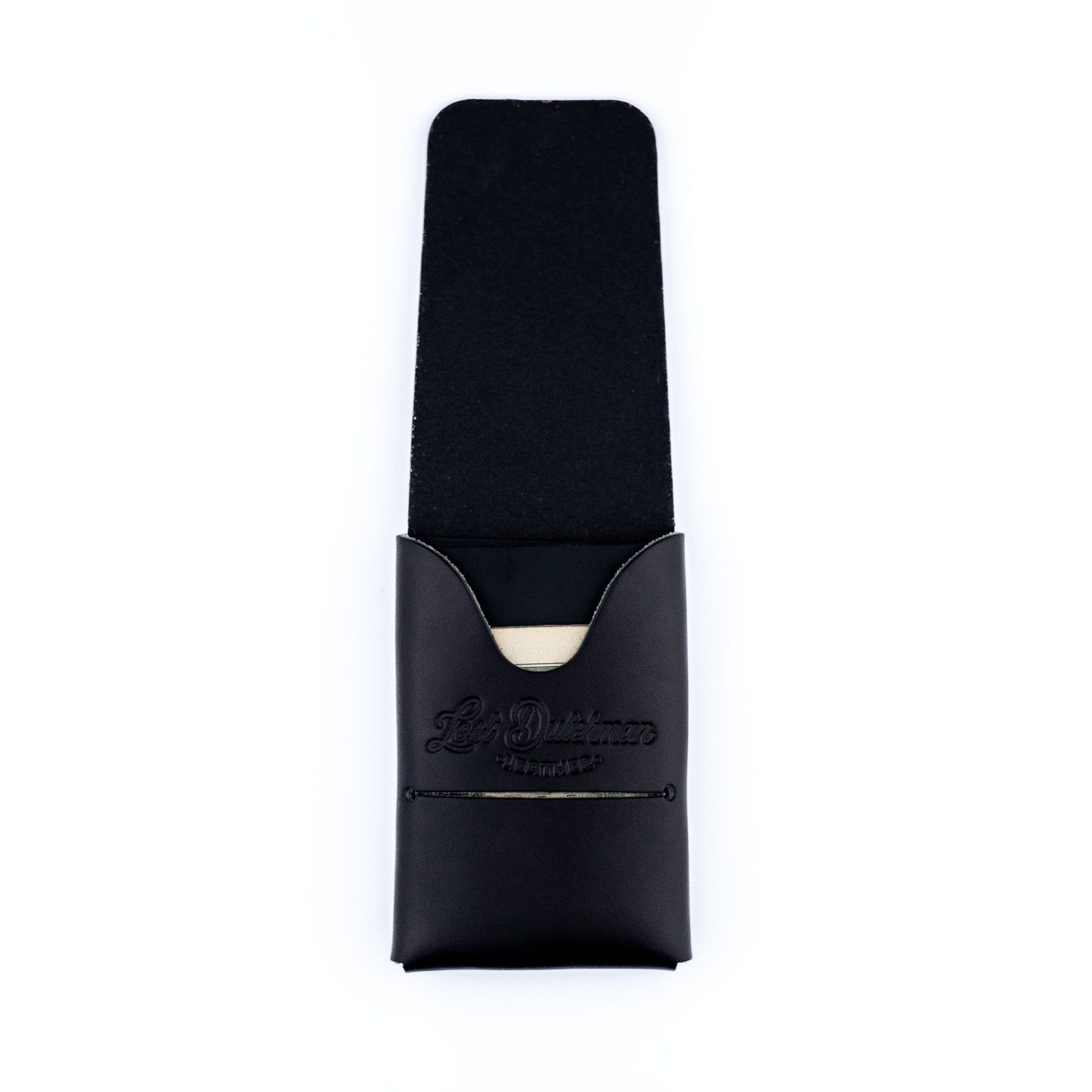 The Mini Franklin Minimalist Leather Wallet – Black