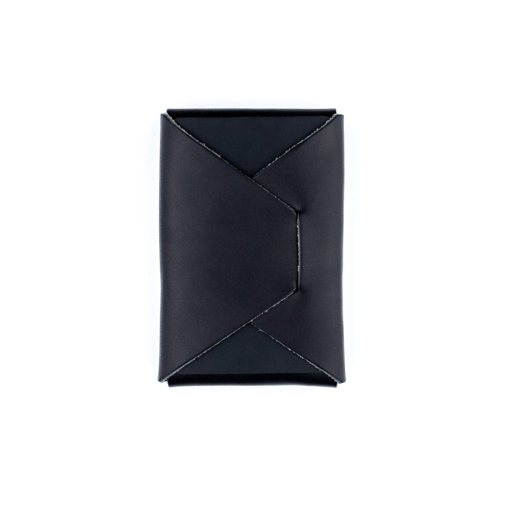 The Mini Franklin Minimalist Leather Wallet – Black