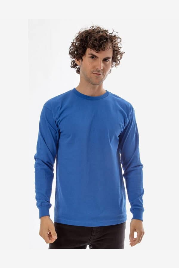 Classic Long Sleeve Cotton T-Shirt Made in USA