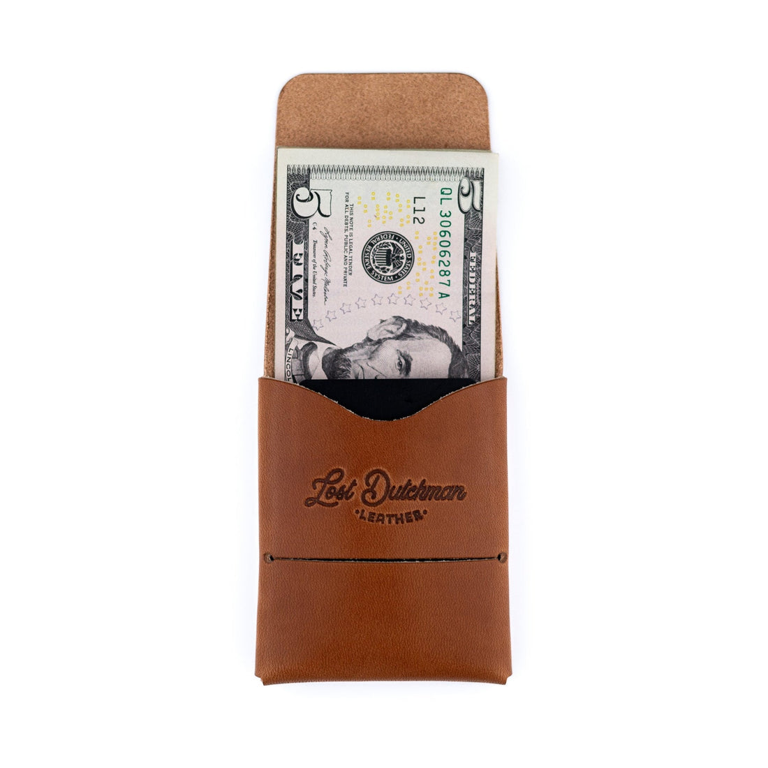 The Franklin Minimalist Full-Grain Leather Wallet in Brown