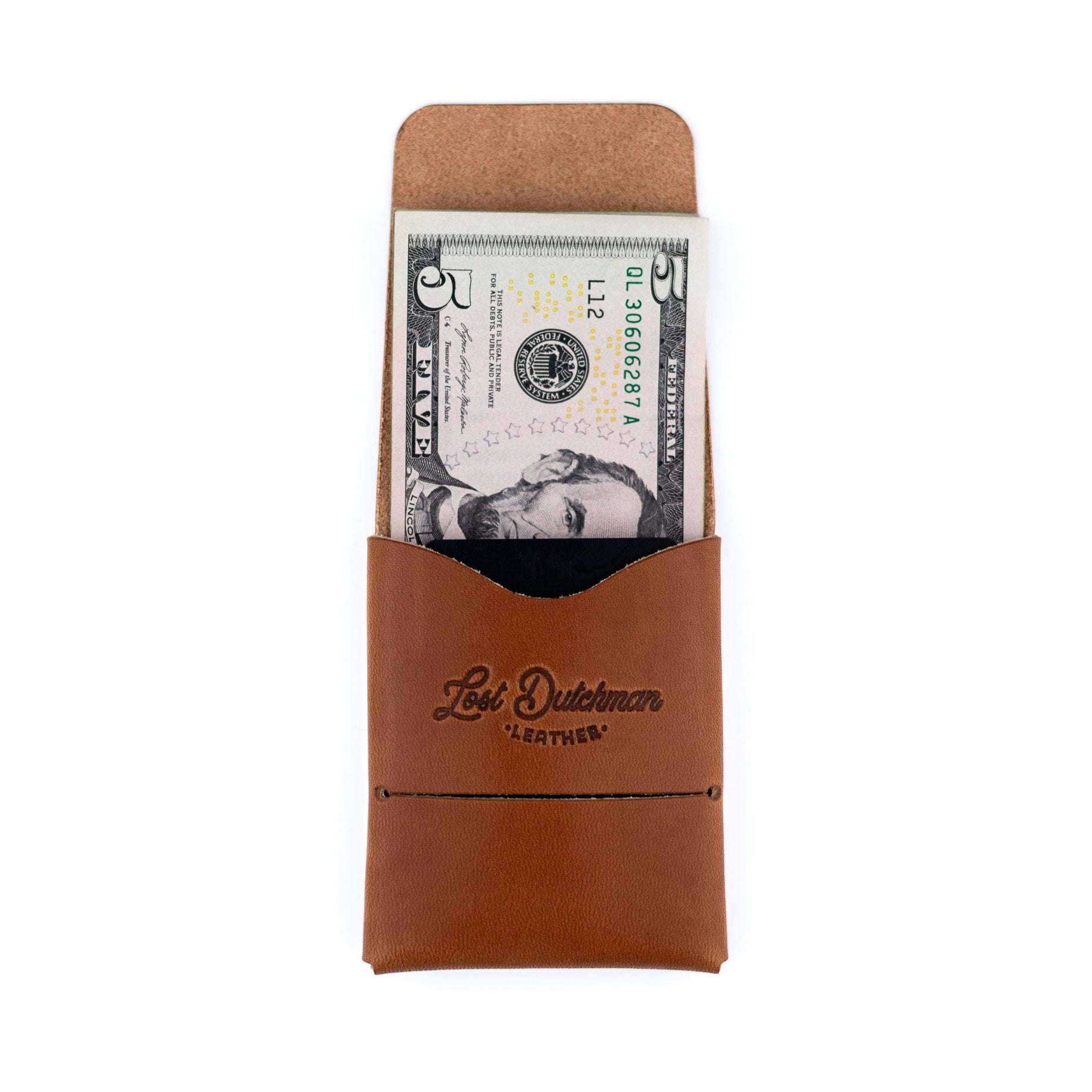 The Franklin Minimalist Full-Grain Leather Wallet in Brown
