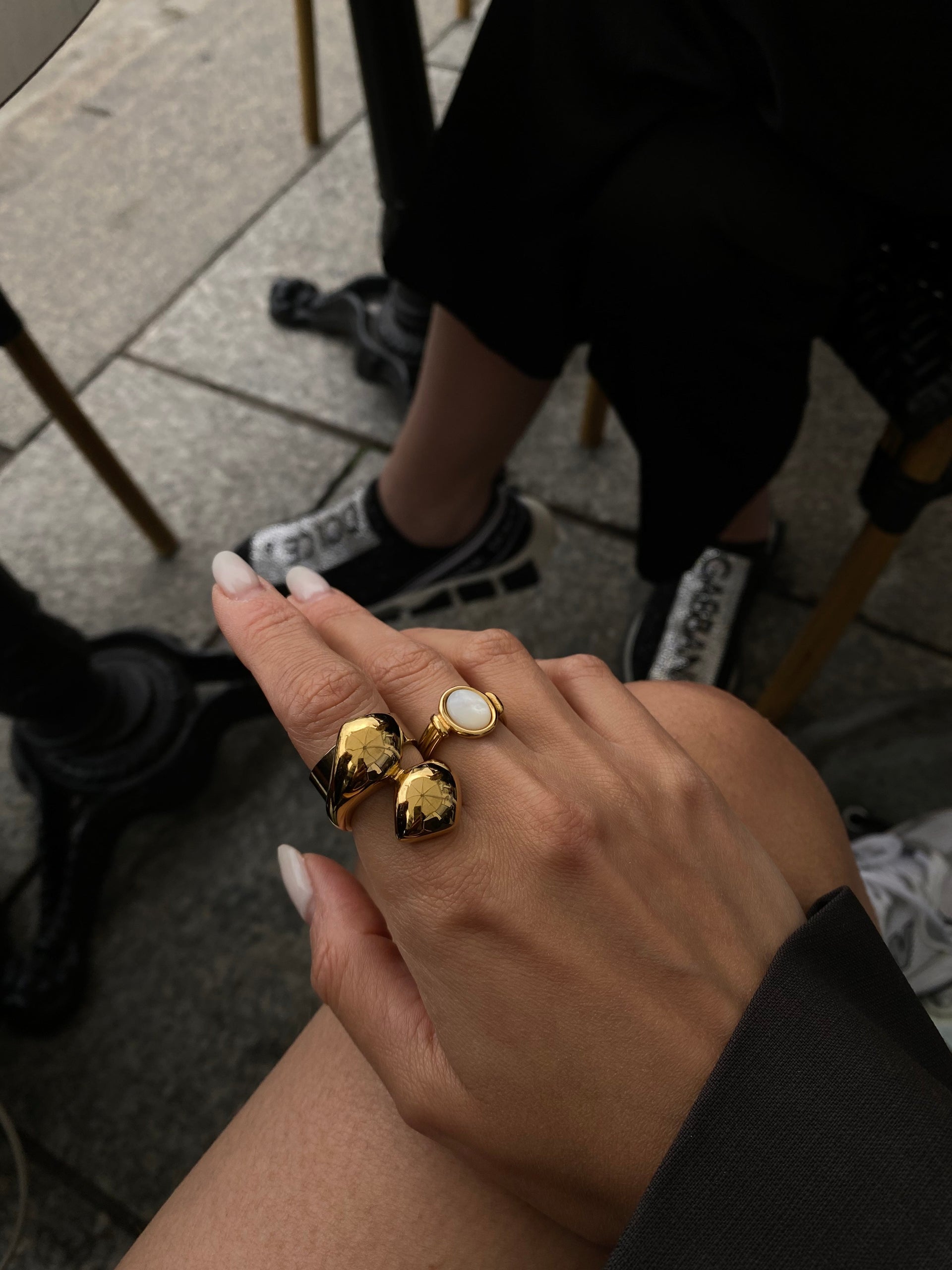 NEVA LANGAIS GOLD RING