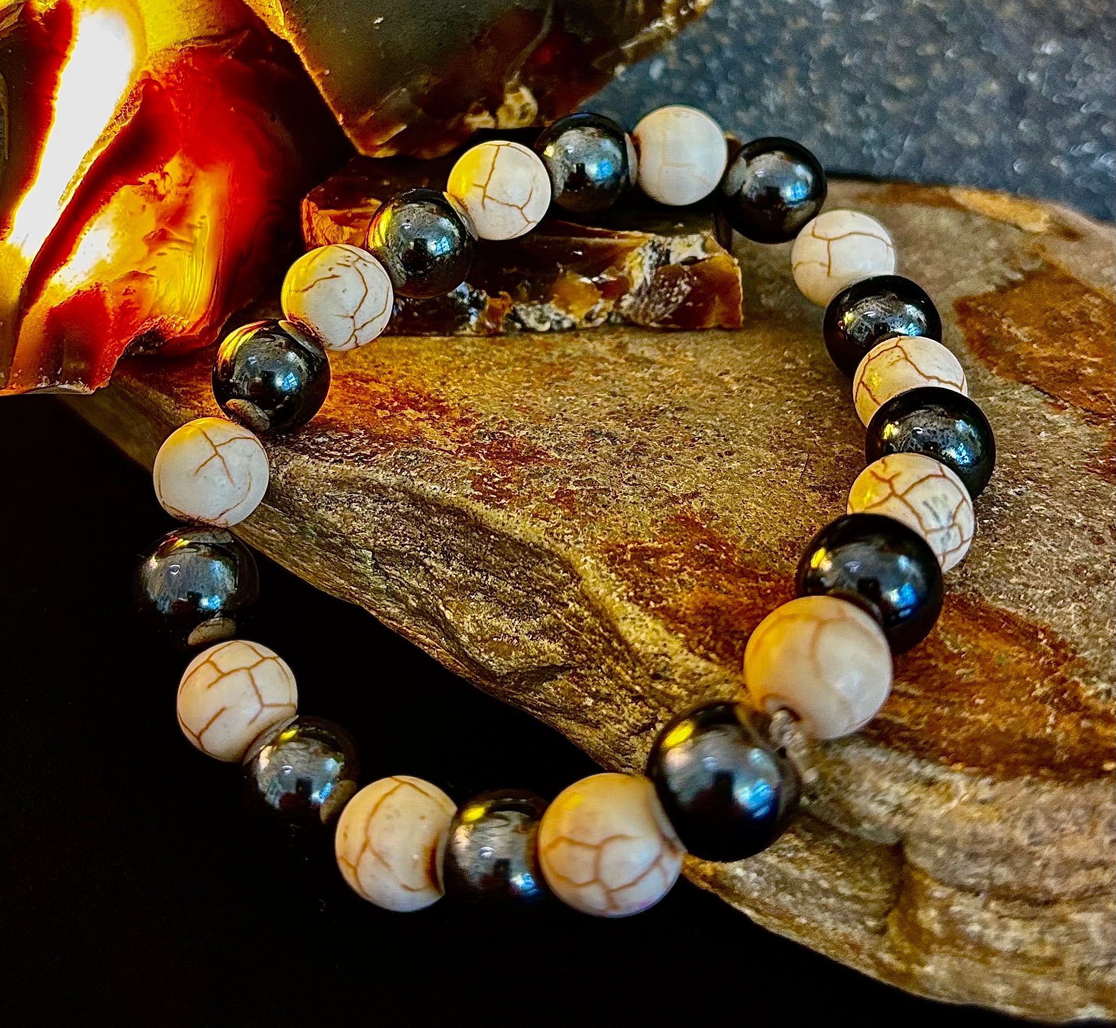 Corazón Collection Bohemian Mixed Metal Beaded Bracelet