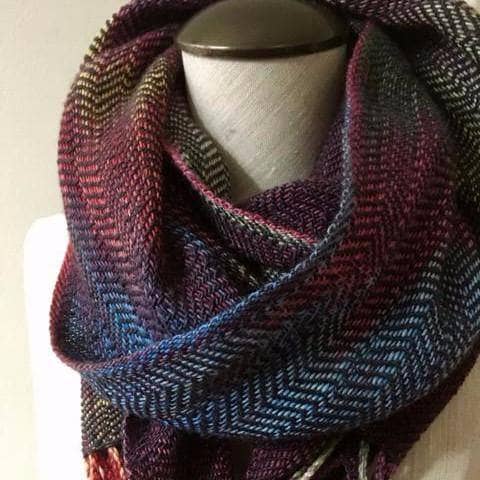 Cabito Wool Color Pool Woven Scarf Kit for Artisanal Crafting