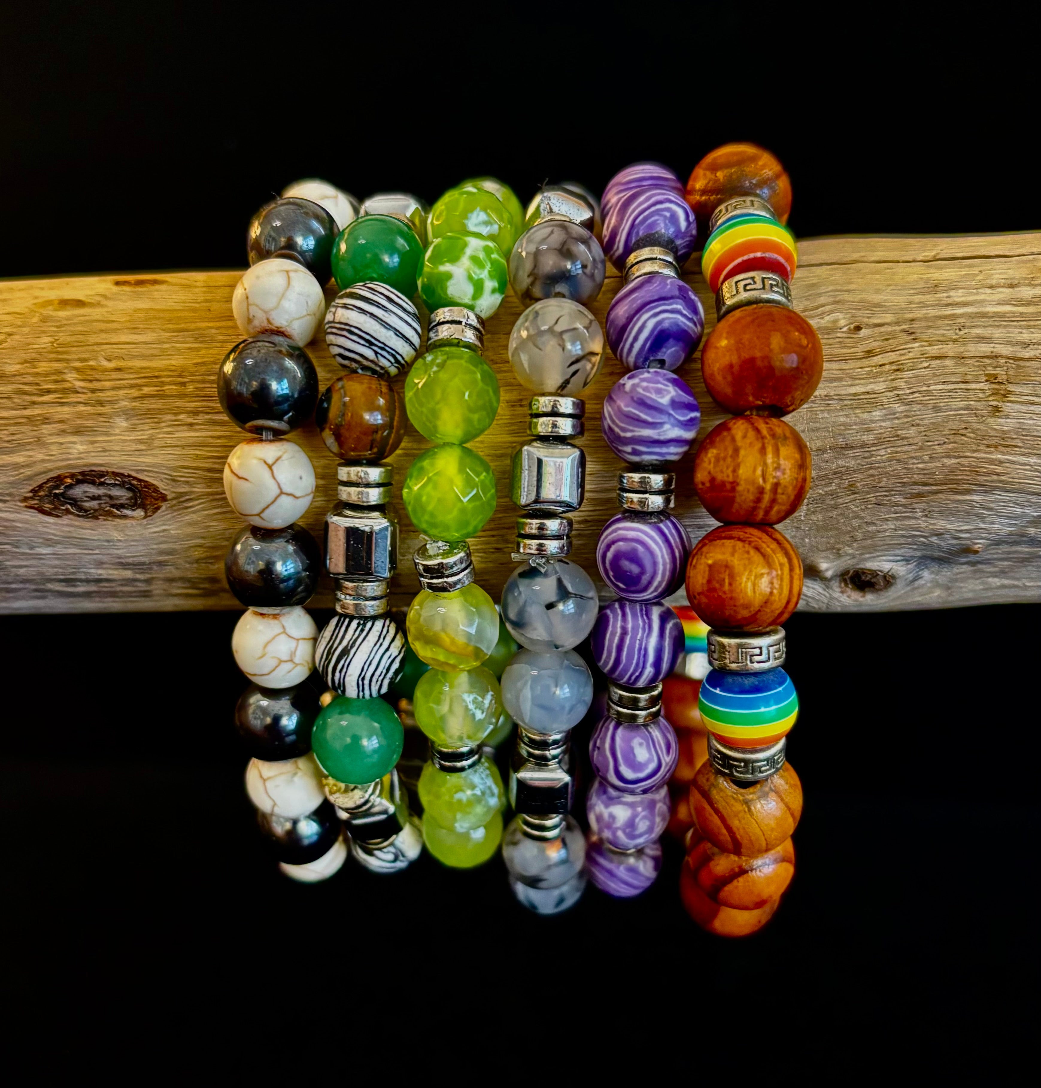 Corazón Collection Bohemian Mixed Metal Beaded Bracelet