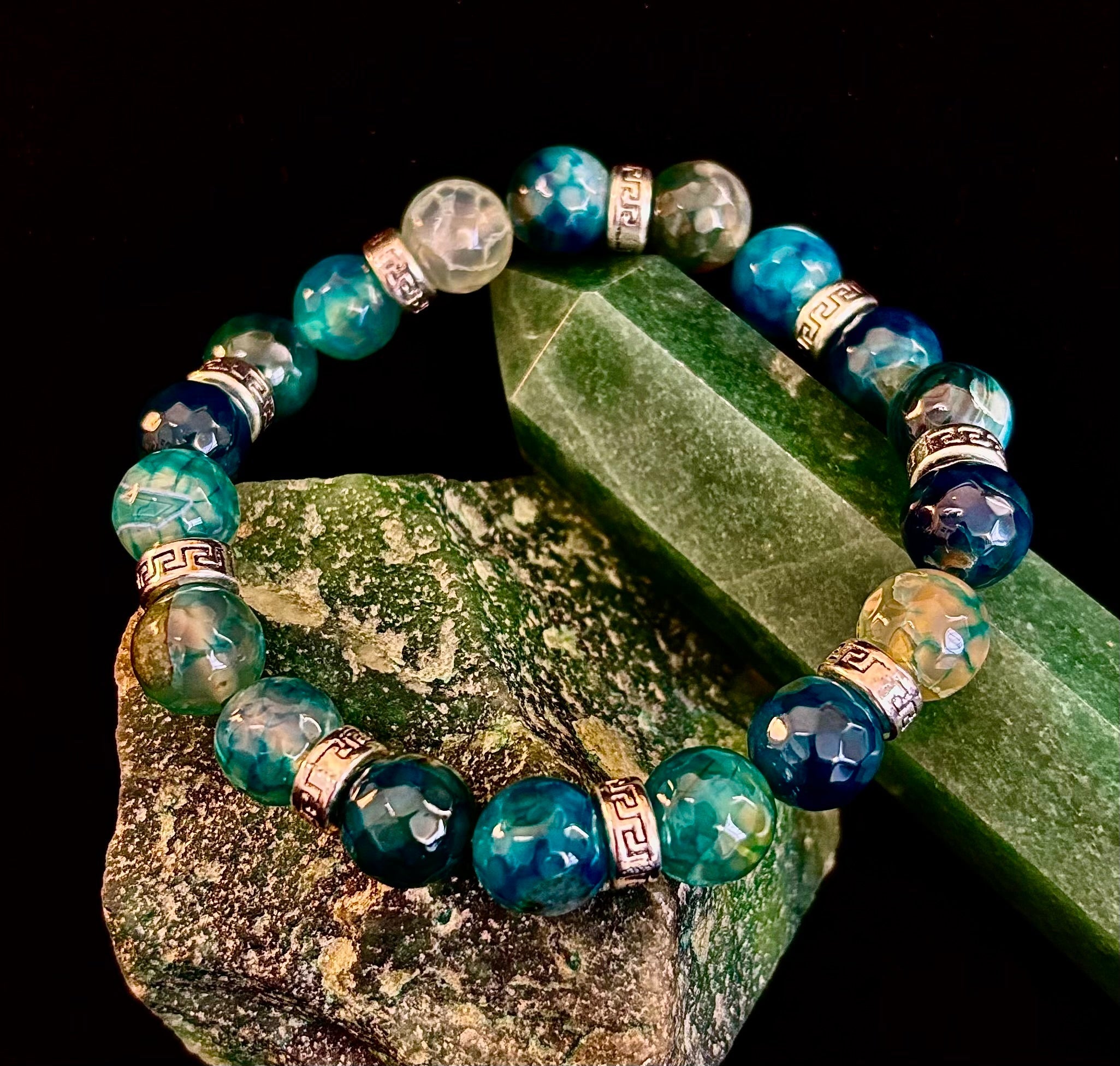 Corazón Collection Bohemian Mixed Metal Stretch Bracelet