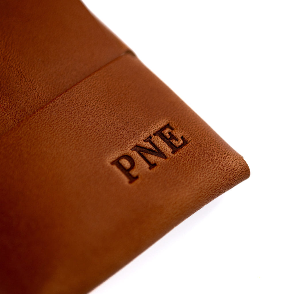 The Franklin Minimalist Full-Grain Leather Wallet in Brown