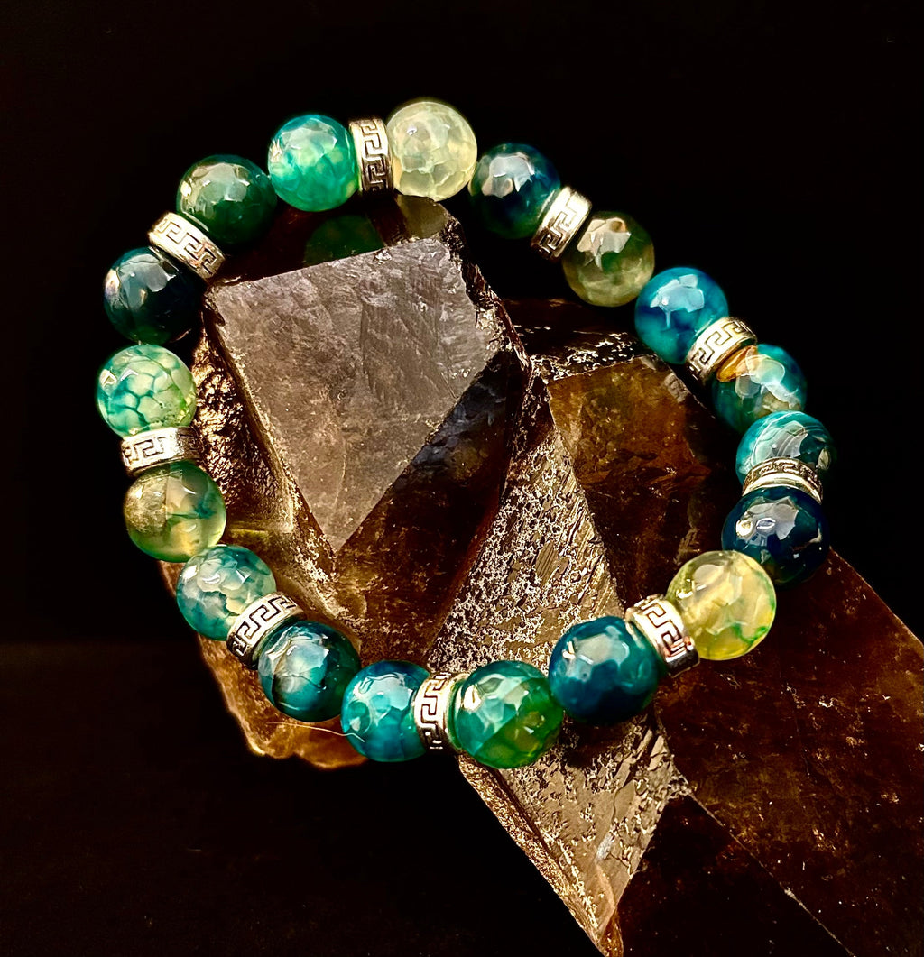 Corazón Collection Bohemian Mixed Metal Stretch Bracelet